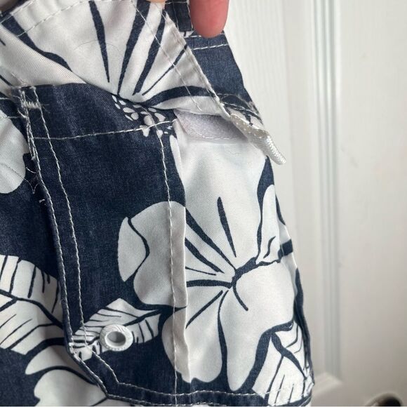 Op Men’s Hawaiian Board Shorts Cargo Waist Swim Shorts Drawstring Waist 28-30 S - Picture 6 of 11